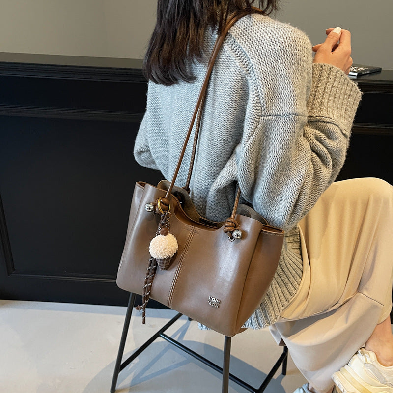 Commuter Large-Capacity Stylish Tote Shoulder Bag