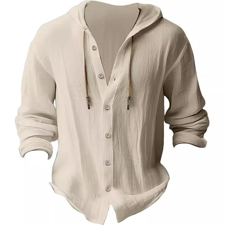 Casual Relaxed-fit Breathable Quick-drying Long-sleeve Shirt