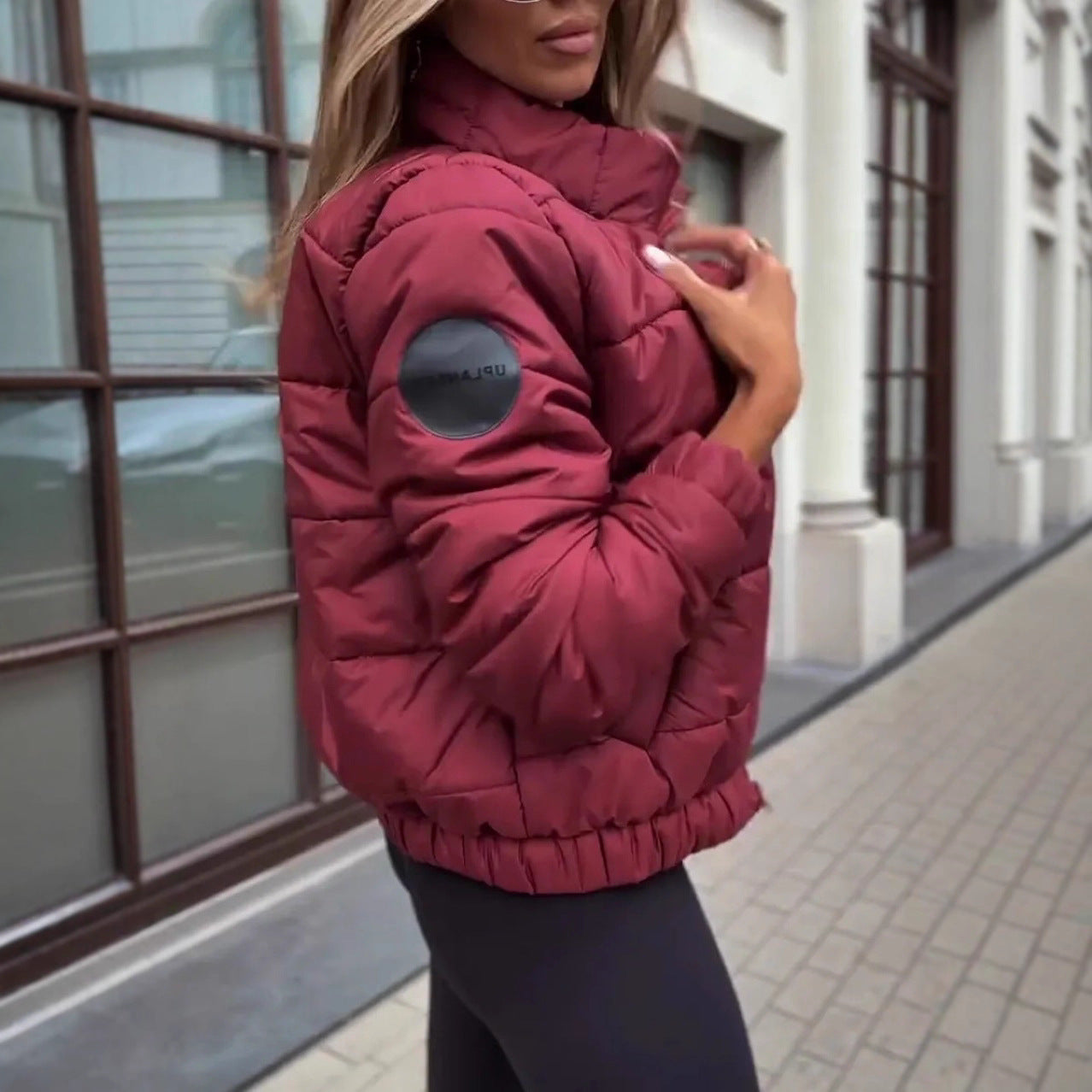 Autumn Winter Stand-collar Down Cotton-padded Coat