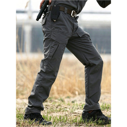 Solid-color Versatile Workwear Pants For Men