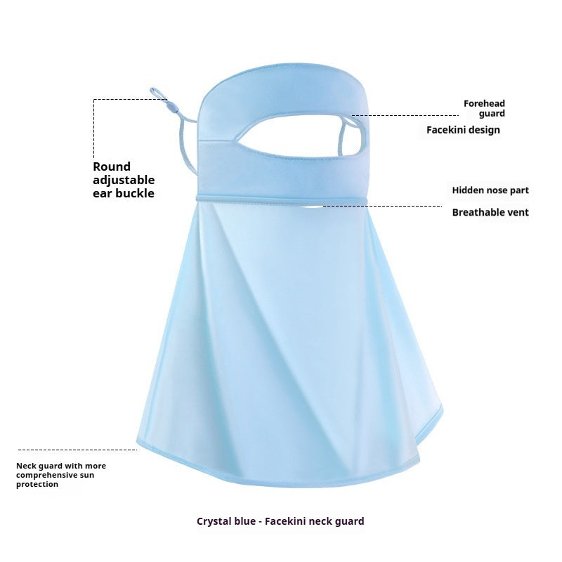 Sunscreen Face Mask For Women Summer UV Protection