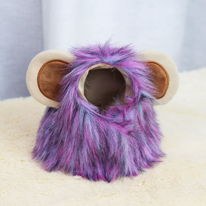 Lion Turns Into Halloween Ghost Pet