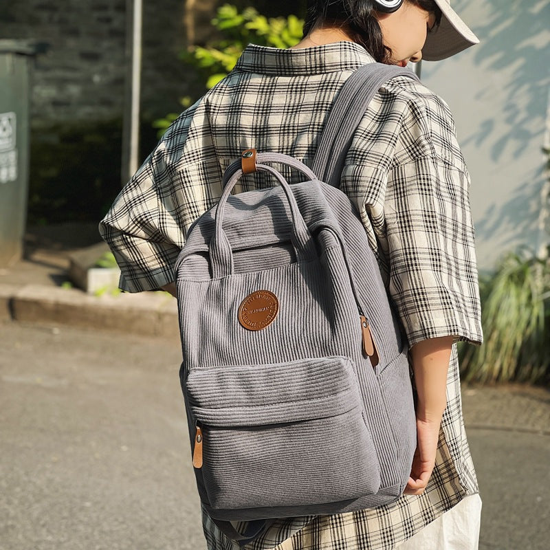 Retro Fashion Backpack For Men And Women