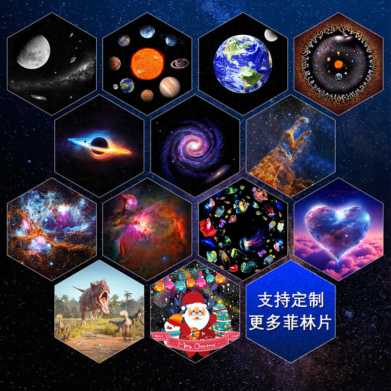 13 In 1 Ultra Clear Galaxy Projector Lamp Rotary Space Ball Planetarium Projector Lights