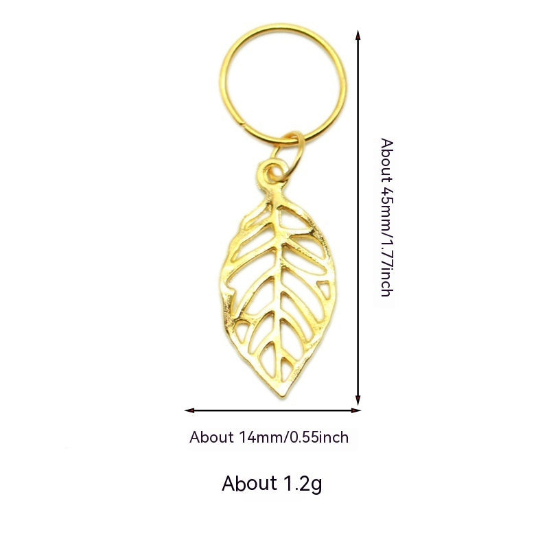 XINGX Lightning Shell Hair Ring with Small Pendant