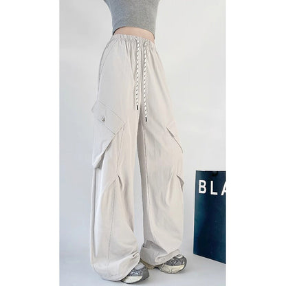 Wide-leg Workwear Casual Pants For Women