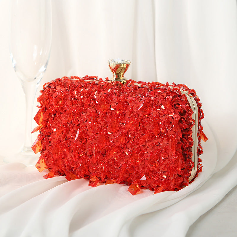 Fashionable Handmade Beaded Handbag For Women