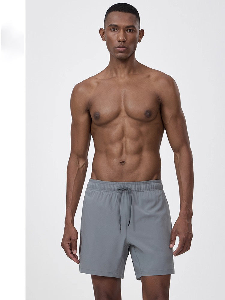 European And American Men's Sports Shorts, Outdoor Running Pants, Men's Fitness Training Pants, Moisture-Absorbent, Quick-Drying Loose Shorts