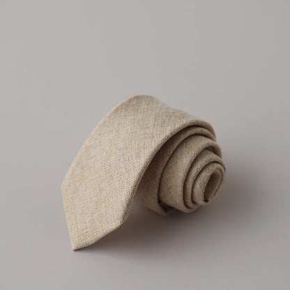 Korean Style Retro Light Color Hong Kong Style Tie