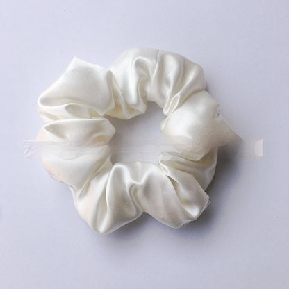 Silk Headdress Flower Scrunchie