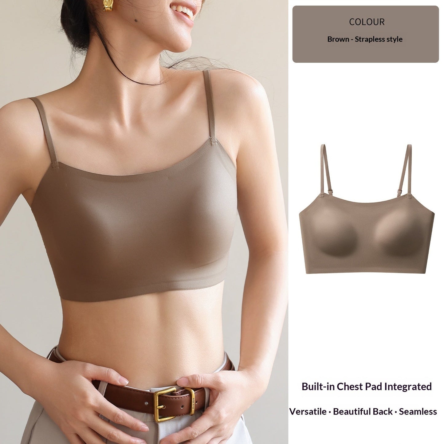 Flawless Liquid Foundation Womens Underwear Skin-tone Vest