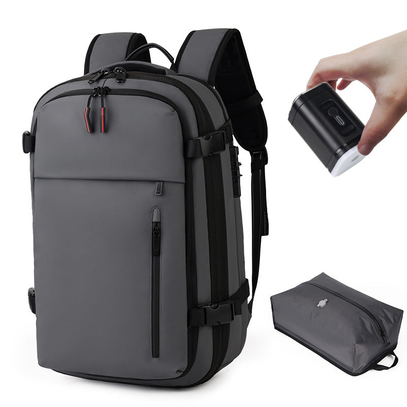 Large-capacity Compression Backpack With USB Charging For Short Trips And Travel