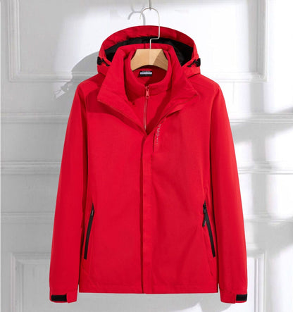Womens AutumnWinter 3-in-1 Outdoor Hardshell Jacket
