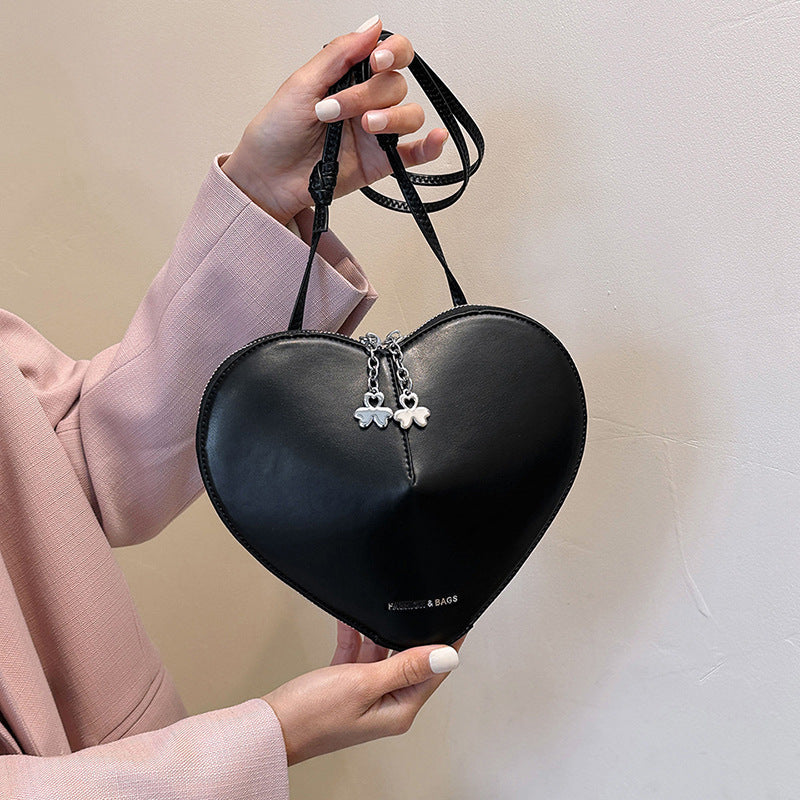 Fashion Niche New Bag Women's 2024 Internet Celebrant Love Niche Design Four Seasons Personalized Explosions All-match Crossbody Bag