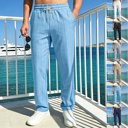 Mens Loose-fitting, Breathable Casual Athletic Pants