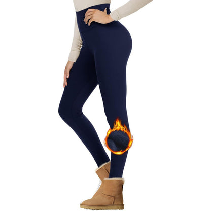 Velvet Padded Leggings Women's High Waist Winter