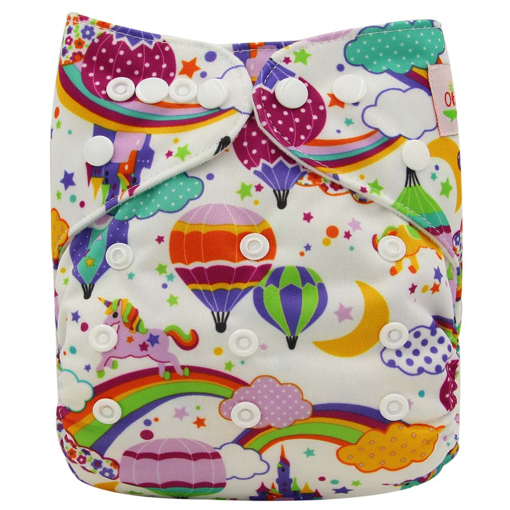 Washable Baby Cloth Diaper Breathable Diaper Pants 0-3 Years Old Baby Adjustable Diaper Leak-proof Diaper