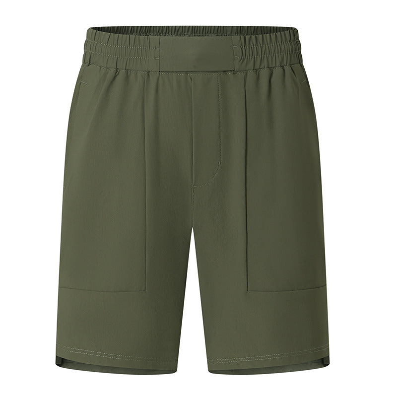 Lulu's New Summer Outdoor Ice Silk Shorts For Men, Quick-Dry Casual Sports Pants For Commuting, Running, And Fitness