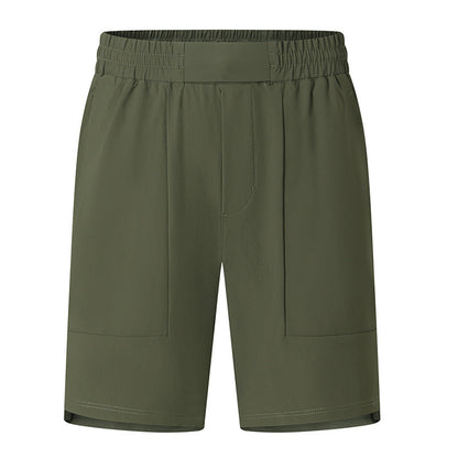 Lulu's New Summer Outdoor Ice Silk Shorts For Men, Quick-Dry Casual Sports Pants For Commuting, Running, And Fitness