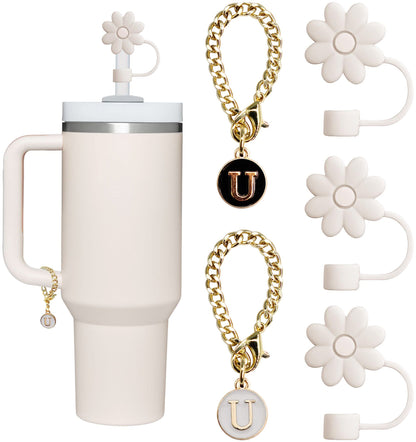 Tumbler Letter Handle Charms - 5PCS