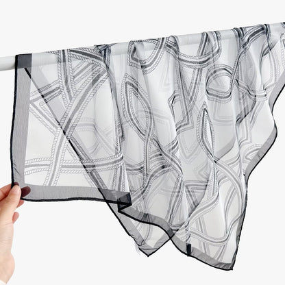 New Breathable Versatile Silk Chiffon Scarf For Women, Also Usable As A Shawl