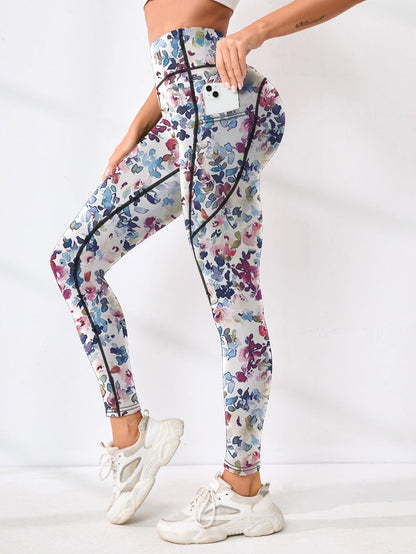 Popular Cross-Border Yoga Pants With Digital Printing, New Foreign Trade Fitness Pants, Hip-Lifting, High-Waisted, Tummy Control, Outdoor Sports Pants For Women