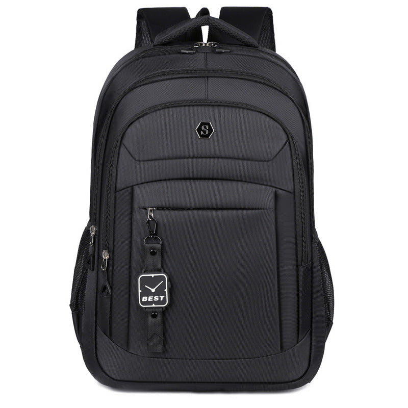 New Cross-border High-end Men's Backpack With Large Capacity, Business Computer Backpack, Travel Student Bag, And Logo Printable