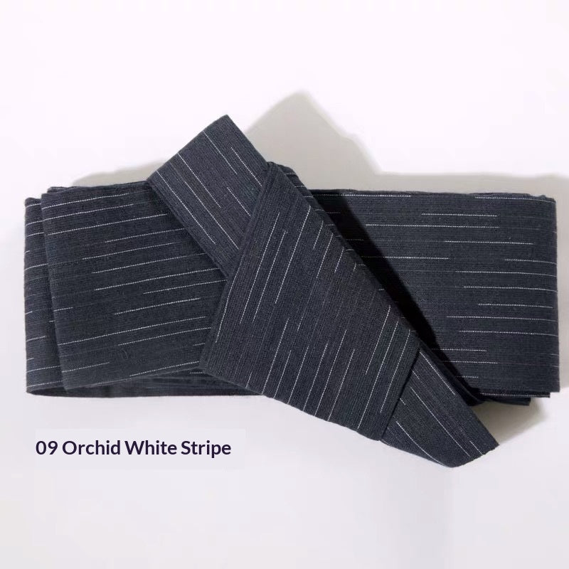 Japanese-style Kimono Yukata Cotton Pre-tied Waist Belt