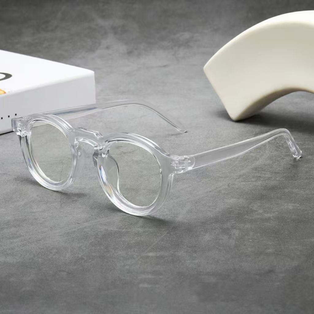 Round-frame High-definition Blue-light-blocking Plain Glasses