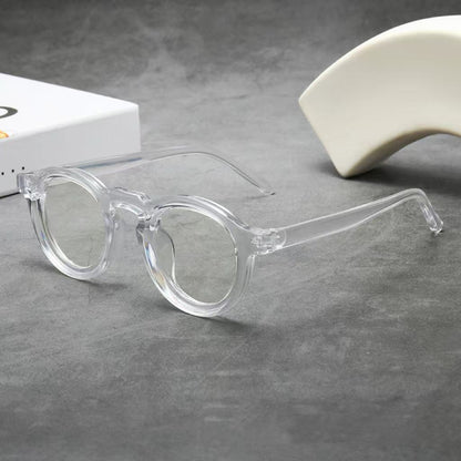Round-frame High-definition Blue-light-blocking Plain Glasses