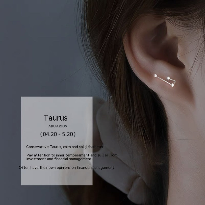 S925 Constellation Stud Earrings