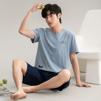 Cotton Pajamas New Boys Casual Homewear Two-piece Suit