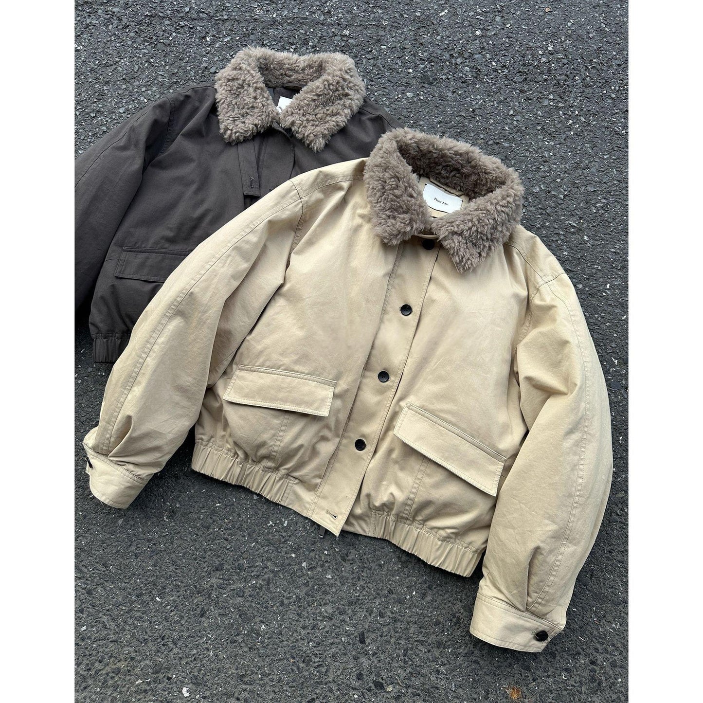 Women's Retro Warm Fur Collar Jacket