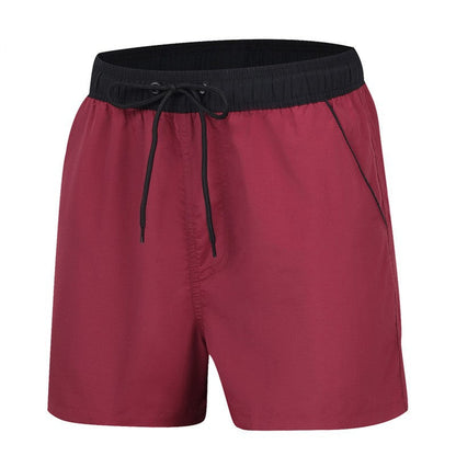 Men's Sports Shorts Fifth Pants Waterproof Quick Drying Breathable Lined Anti Exposure Double Layer Shorts