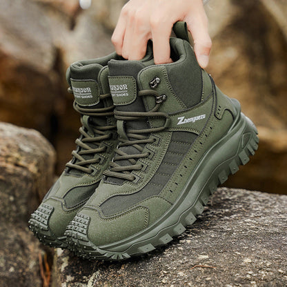 Men's Boots For Outdoor Casual Sports And Comfortable Thick-soled Wear