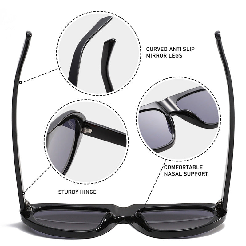 3706 Oversized Aviator Sunglasses, Fashion UV400 Shades For European & American Markets, Ideal For Amazon & Tk Cross-border E-commerce
