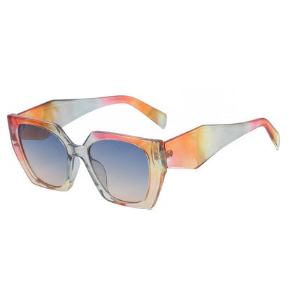 2026 New Fashion Cat-Eye Wide-Tempered Sunglasses For Women, High-End Style, Full-Frame Sunglasses, Same Style As Big-Name Brands