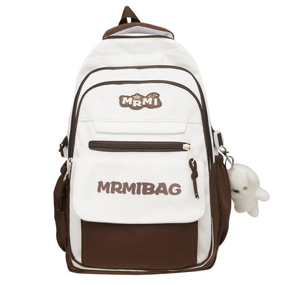 Girls' Large Capacity Backpack College Style