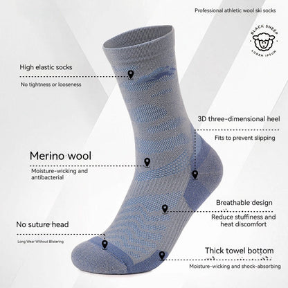 SpringSummer Thin Wool Socks For Men And Women