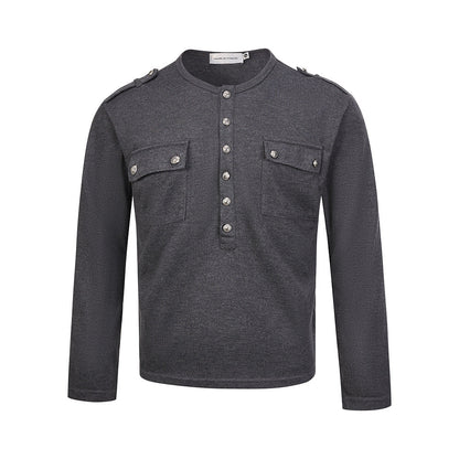 Wool-blend Long-sleeve T-shirt Top