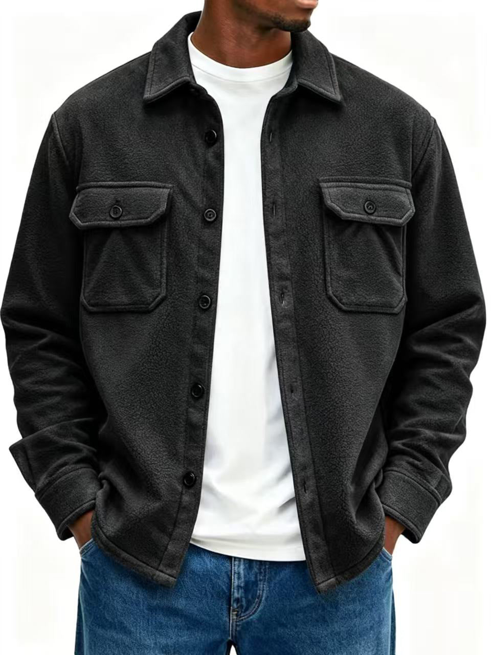 Men's Casual Loose-fit Jacket Coat