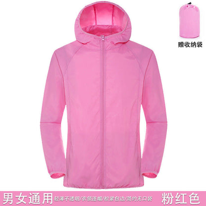 New Sun Protection Clothing Couple Outdoor Skin Clothing Women's UV Protection Sports Skin Windbreaker Sun Protection Clothes Men