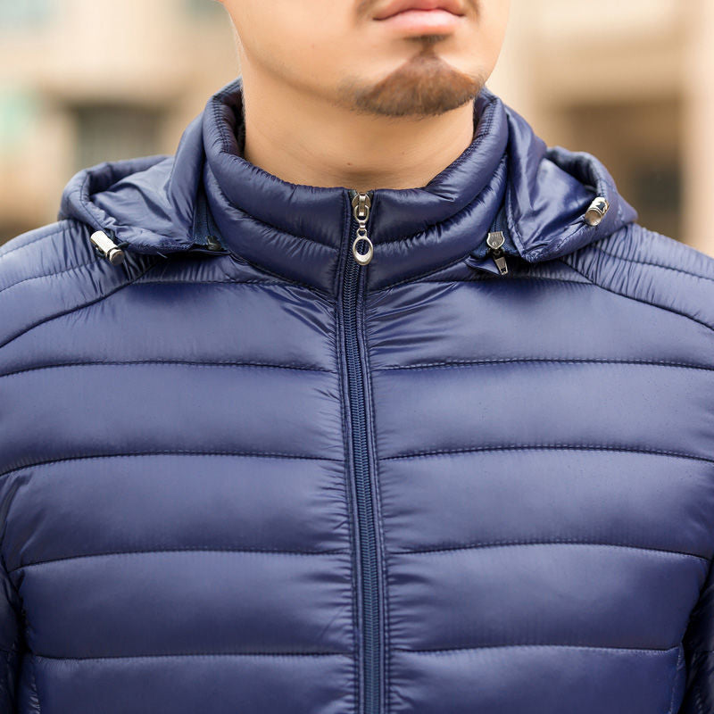 New Mens Minimalist Casual Short Coat Extra Thick