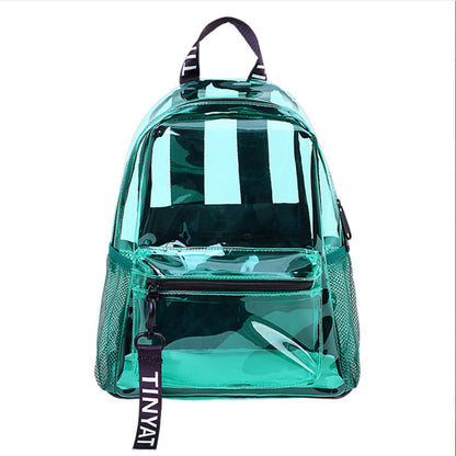 Large Capacity PVC Transparent Backpack Fashion Women Waterproof