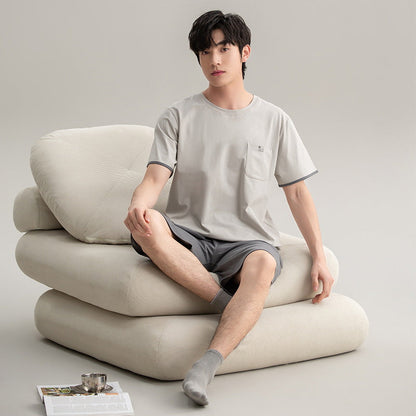 Cotton Pajamas New Boys Casual Homewear Two-piece Suit