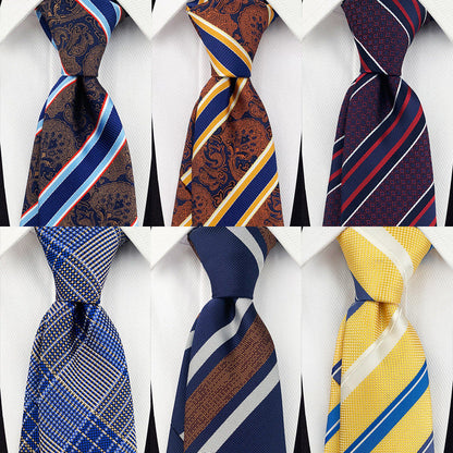 British Gentleman-style Striped Mens Tie For Suiting And Streetwear Coordination