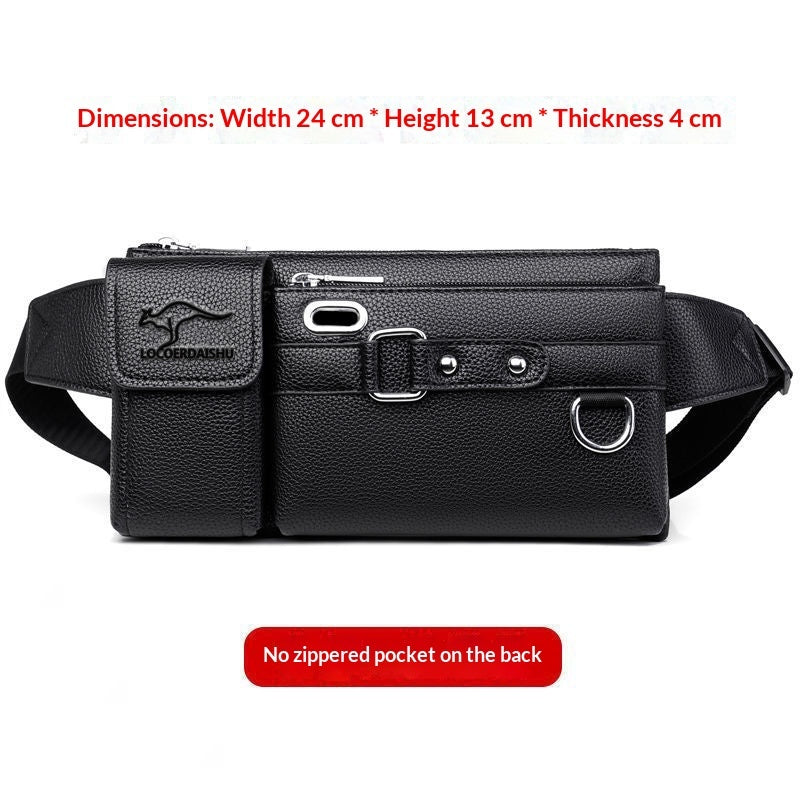 Men's Waist Bag Large-Capacity Multifunction Crossbody Bag