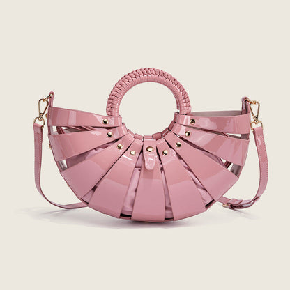 New Niche Hollow-out Inner-pocket Shell Handbag
