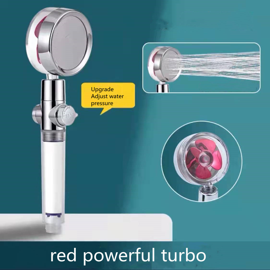 360 Rotating Water Saving Shower Head