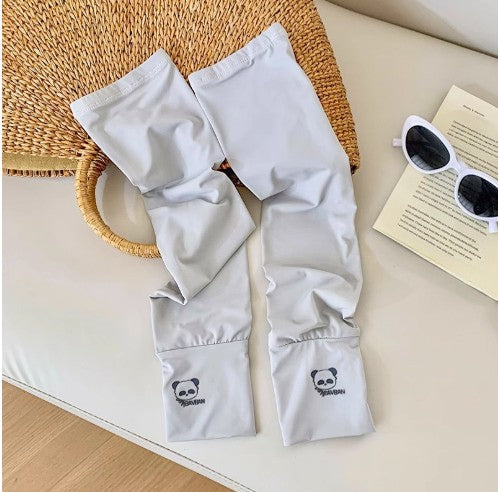 Sunscreen Ice Sleeves-White-1 pair
